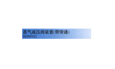 蒸汽减压阀装置(带旁通)