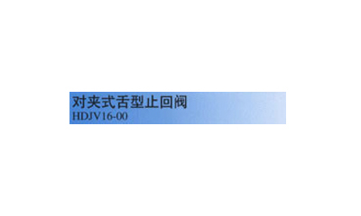 对夹式舌型止回阀